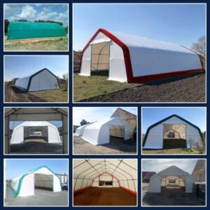 Plachtová hala A25 / 7,7 x 4 x délka neomezená