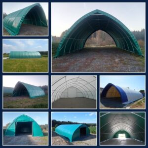 Plachtová hala P30 / 9,2 x 5,2 x délka neomezená