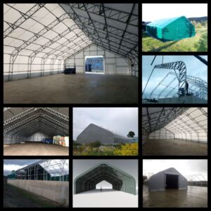 Plachtová hala PT60 / 18,3 x 8 x délka neomezená