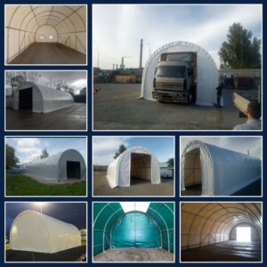 Plachtová hala R25-16 / 7,7 x 4,8 x délka neomezená