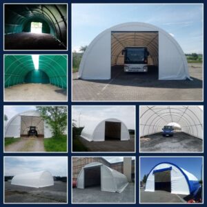 Plachtová hala R30 / 9,2 x 4,9 x délka neomezená